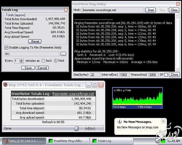 چگونه در ویندوز مصرف اینترنت را بهصورت بلادرنگ مانیتور کنیم